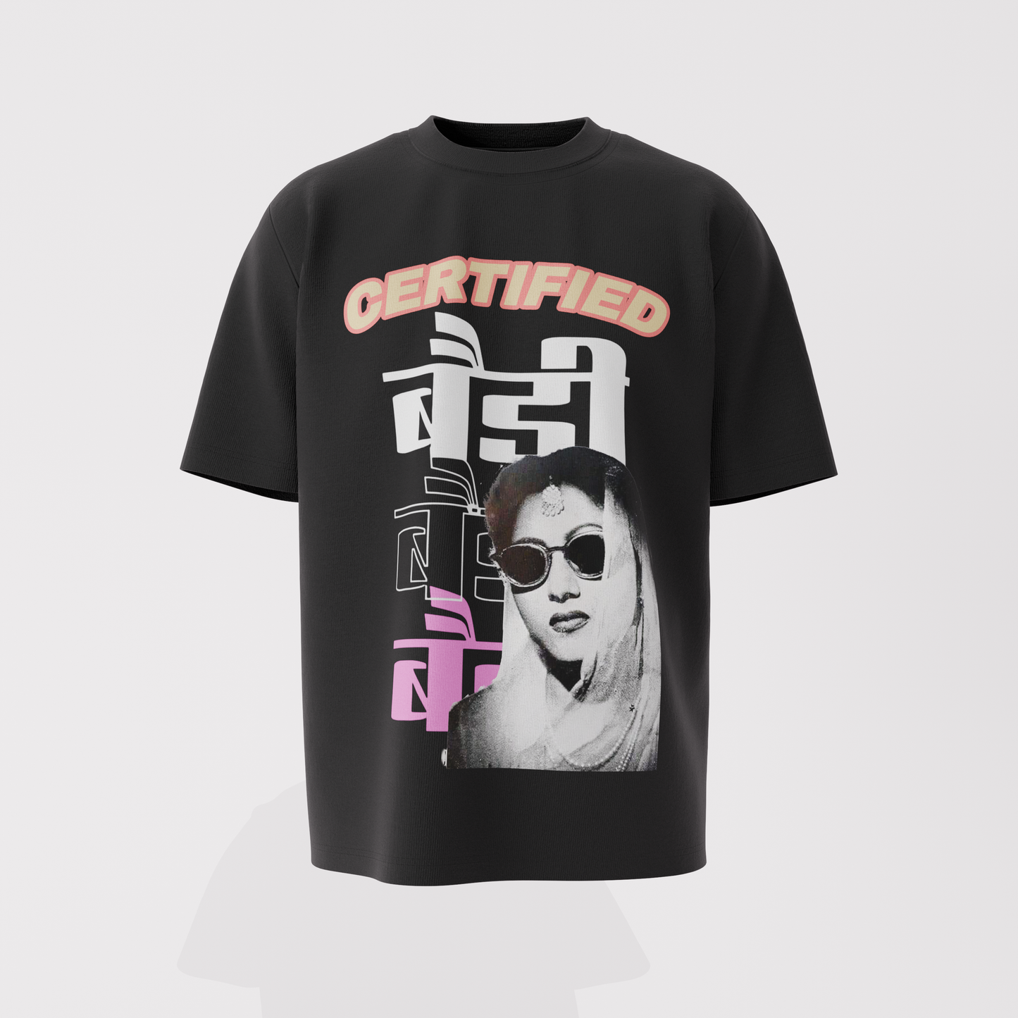 Certified Baddie Black Oversized