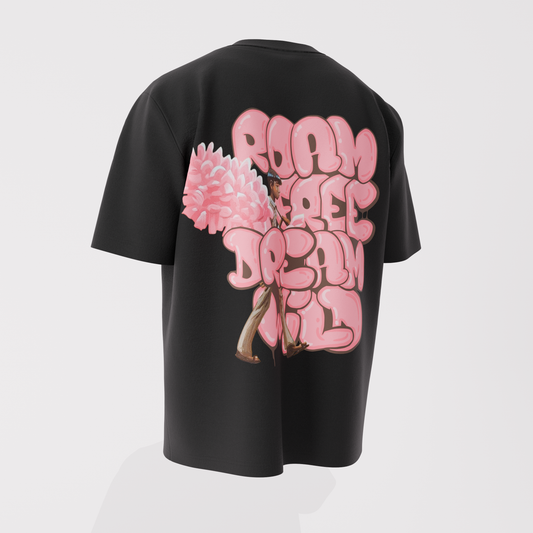 Roam Free Dream Wild Black Oversized
